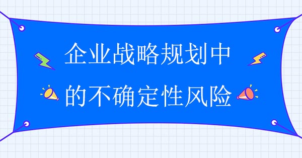 戰(zhàn)略管理咨詢公司：企業(yè)戰(zhàn)略規(guī)劃中的不確定性風(fēng)險(xiǎn)