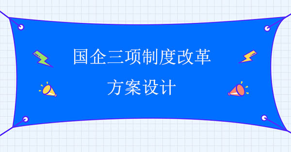 國企三項制度改革方案設計