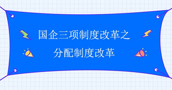 國(guó)企三項(xiàng)制度改革之分配制度改革