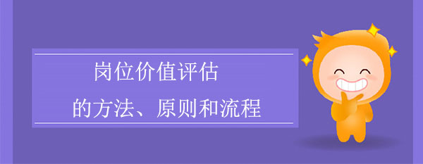 崗位價(jià)值評(píng)估方法、原則和流程