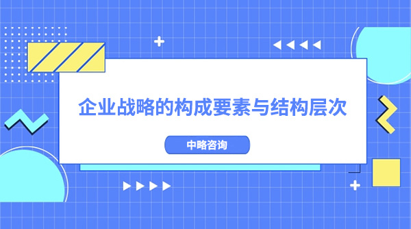 企業(yè)戰(zhàn)略的四個構(gòu)成要素與三大結(jié)構(gòu)層次